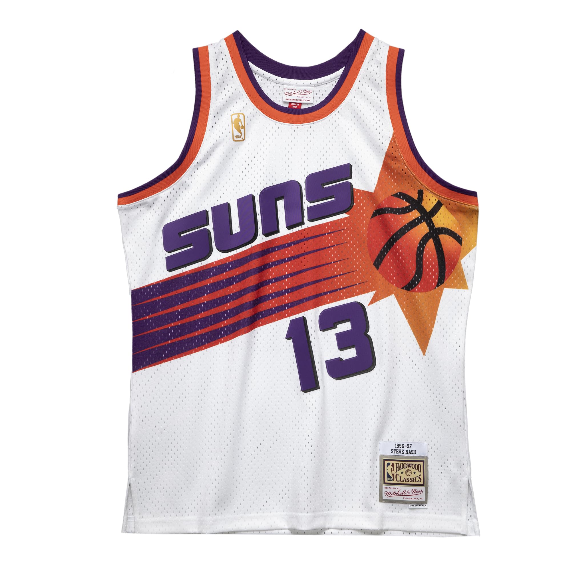 Mitchell & Ness NBA Swingman Jersey | Phonix Suns (1996) | Steve Nash | Farbe: Weiß