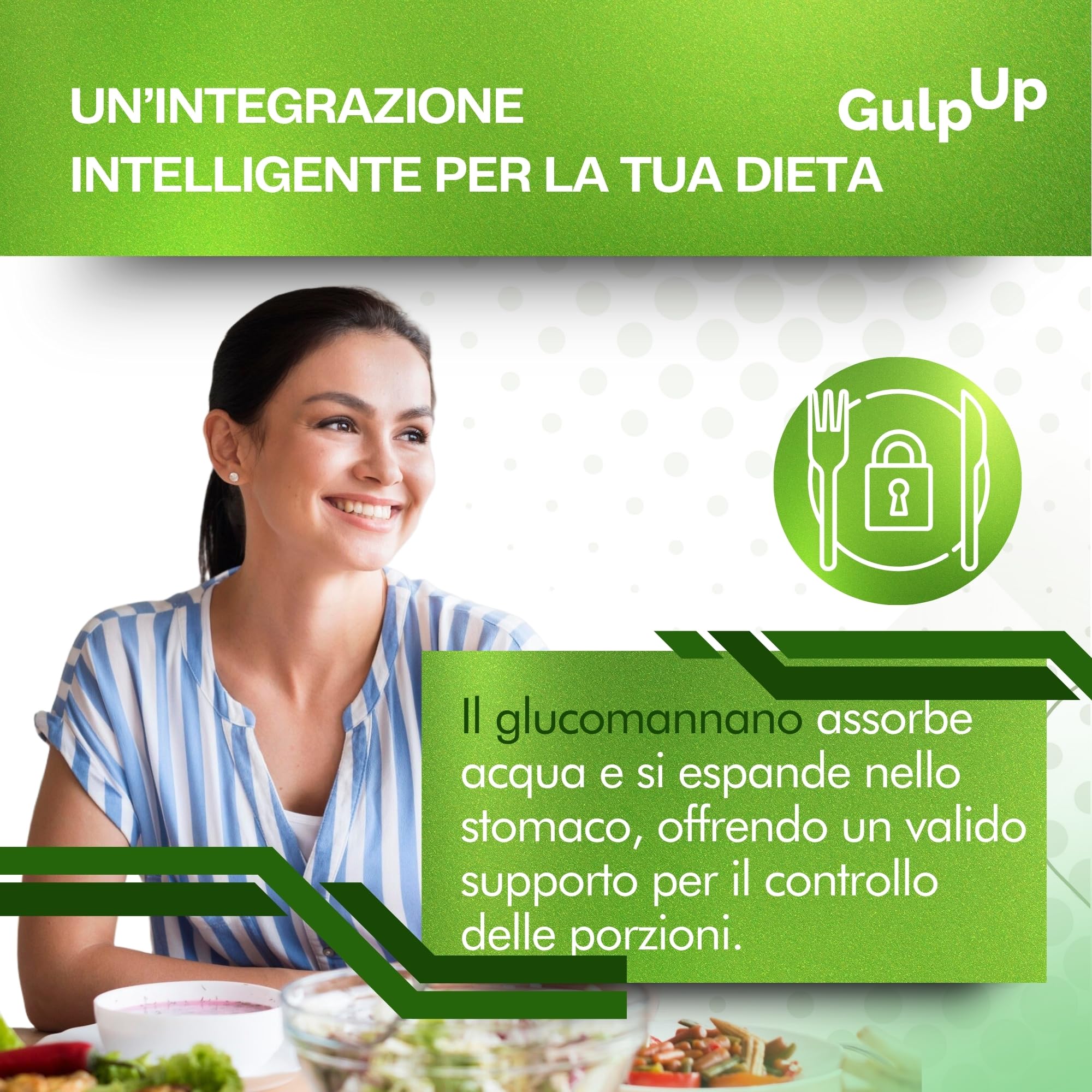 Glucomannano Purificato Forte 4.000MG 240 Compresse - Con Cromo e Vitamina B3 - Integratore Made in Italy - Favorisce il Senso di Sazietà