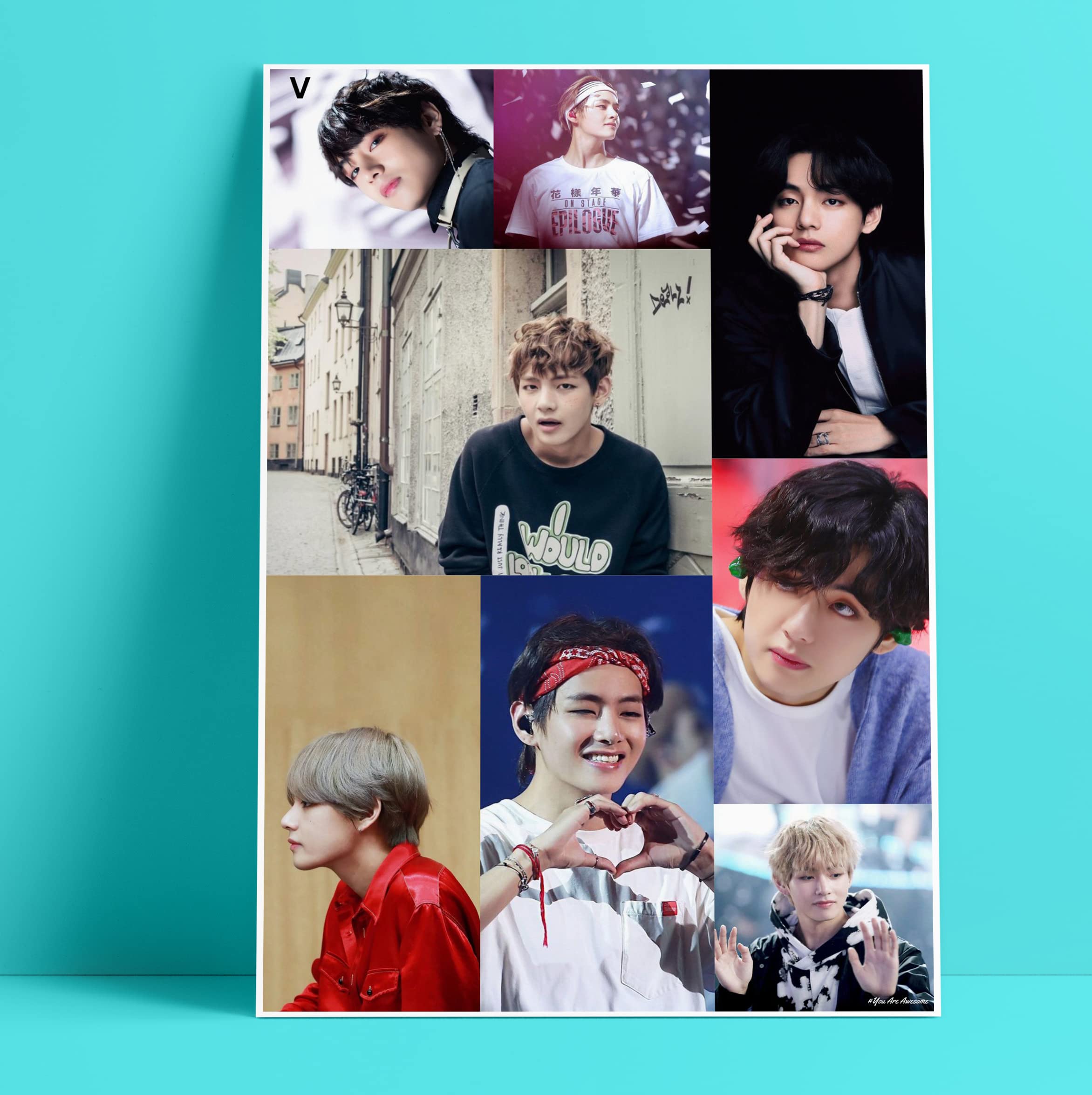 You Are Awesome - V BTS Series Poster Collage 01 (12inchx18inch)