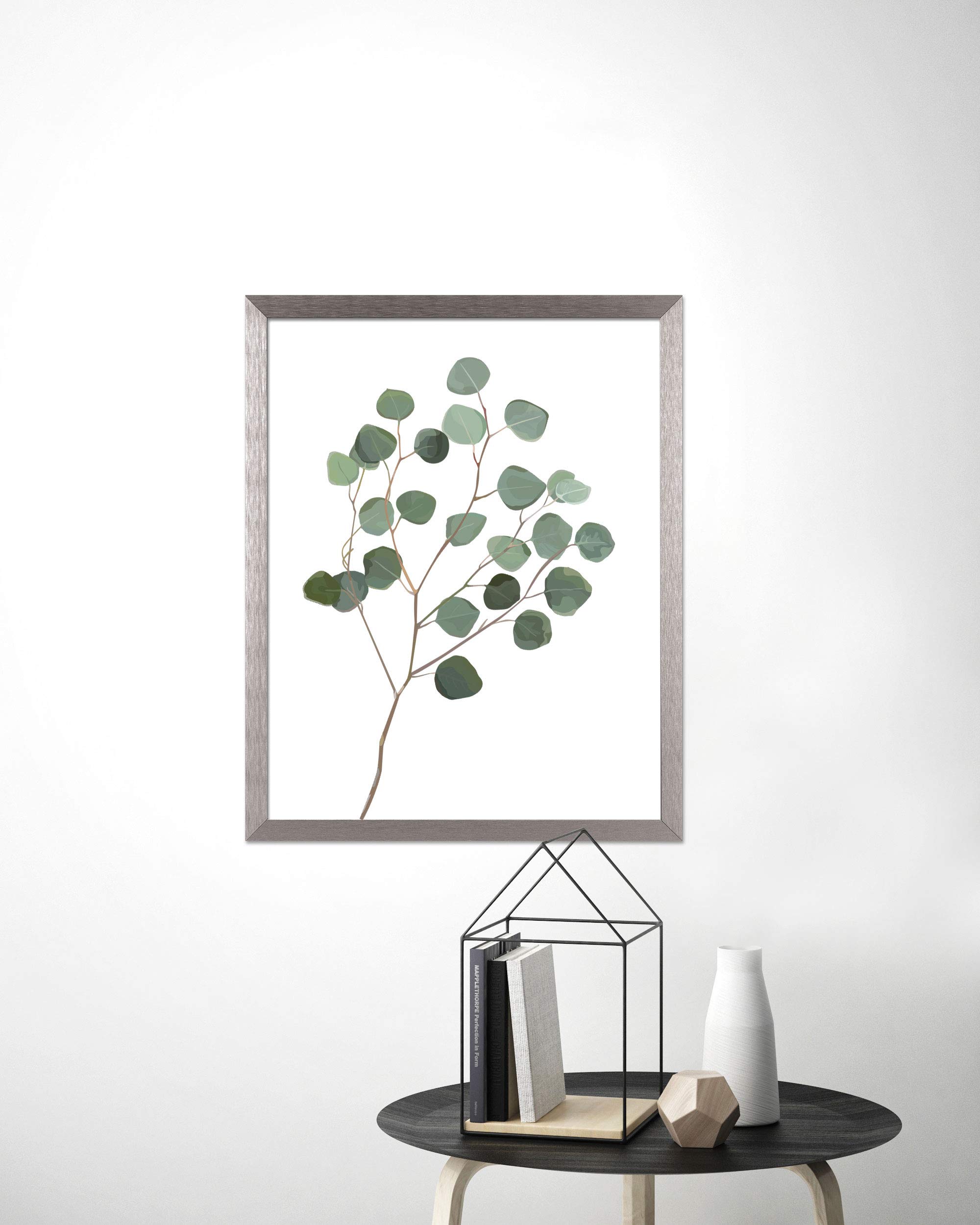 accent by nielsen Bilderrahmen, 70 x 100 cm, Aluminium, Silber matt, Posterrahmen zum Aufhängen im Hoch- & Querformat, Echtglas, Star