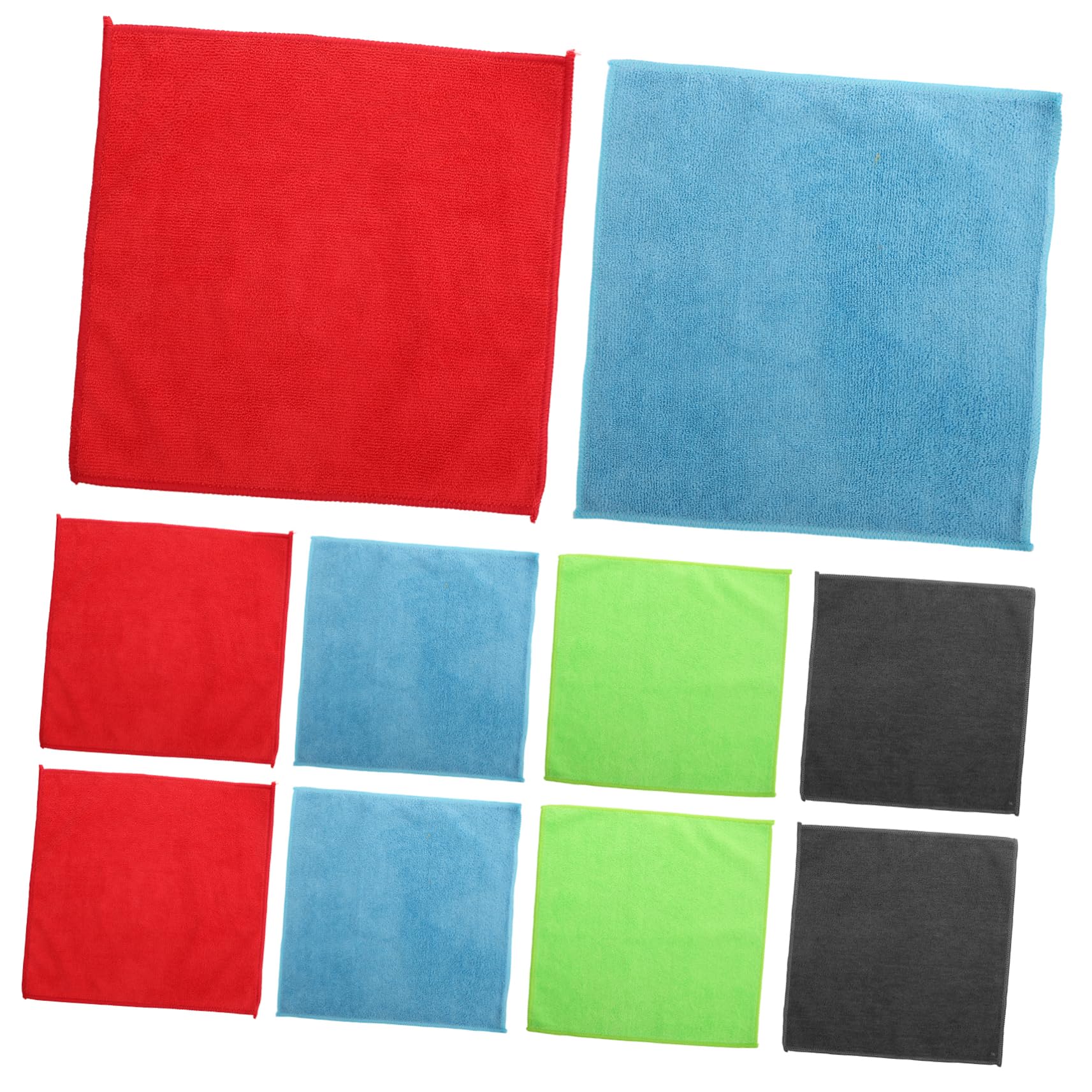 FOMIYES 24piezas Paños De Microfibra para Secar Coche Absorbentes para Limpieza De Casa Material De Microfibra