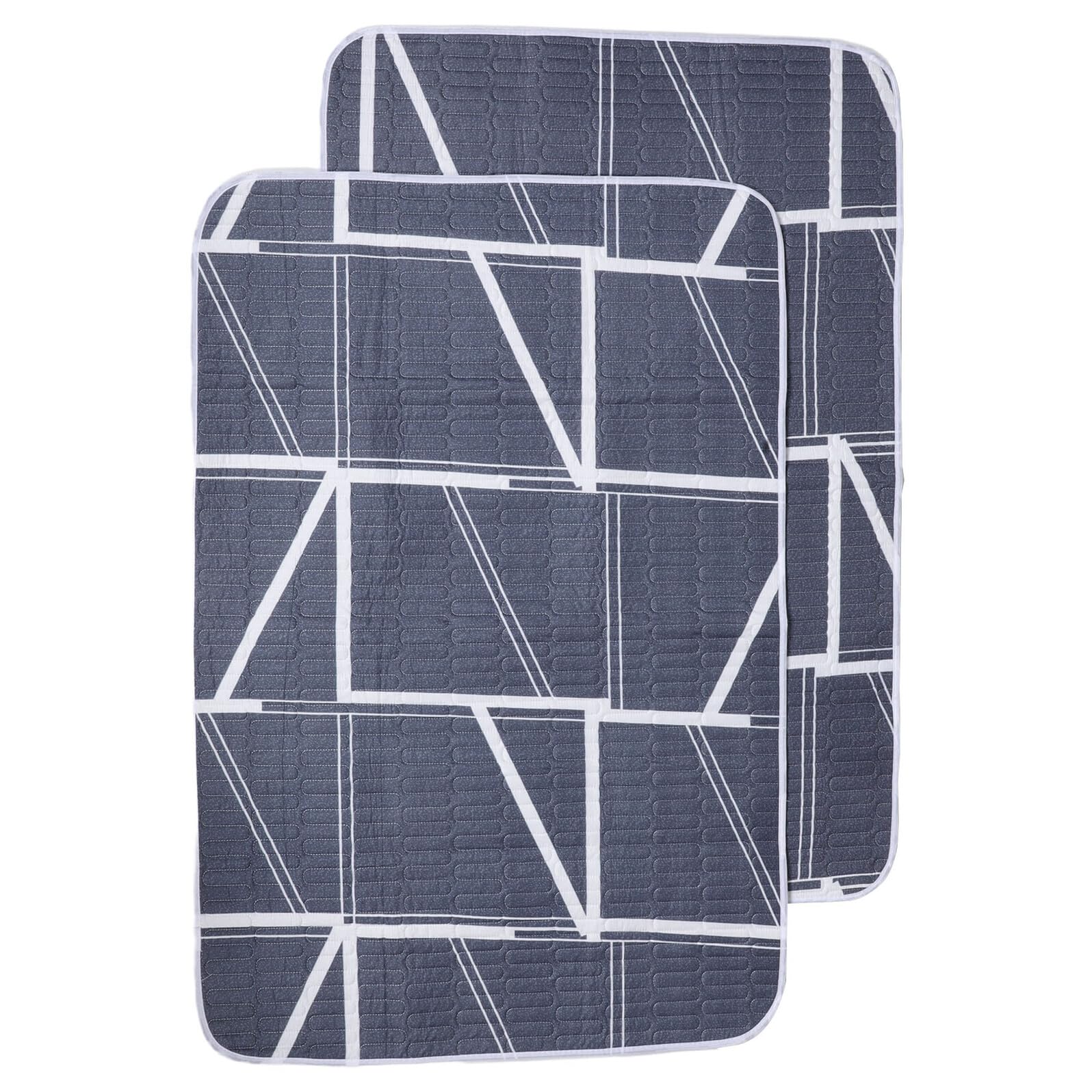 Tappetini Igienici Lavabili per Cani e Gatti 80X120 CM Set 2 Pezzi Traspiranti e Assorbenti Tappetino Riutilizzabile per Addestramento Cuccioli e Letto per Animali Domestici
