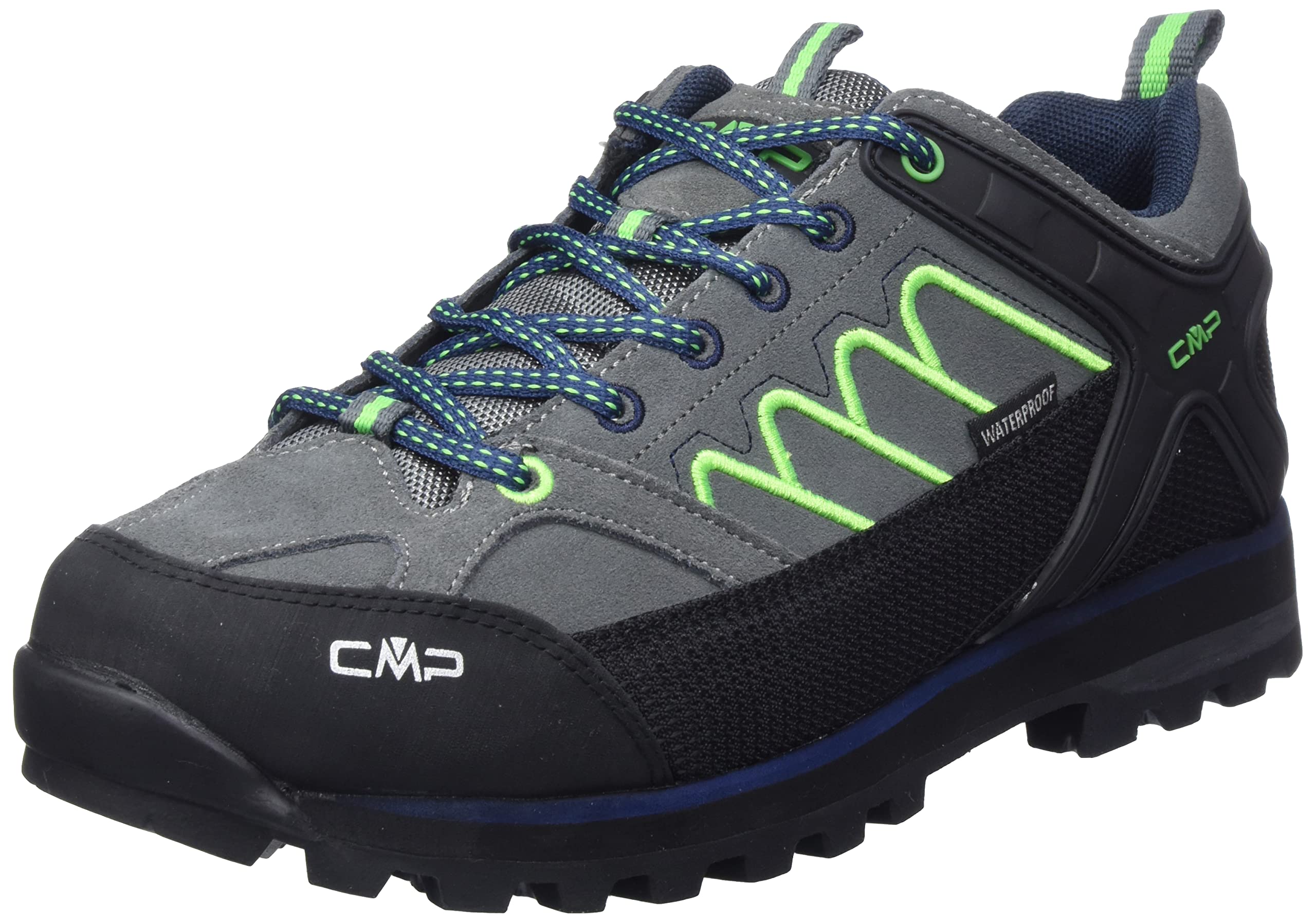 Cmp Men's Gris Low Hiking Trainers Moon Waterprof