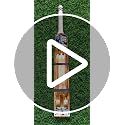 Image of AK-47 Burn Kashmir Willow Scoop Cricket Bat | 35 Inch Full Size SH | Hard Tennis Ball Cricket Bat for Adults | Premium Bat