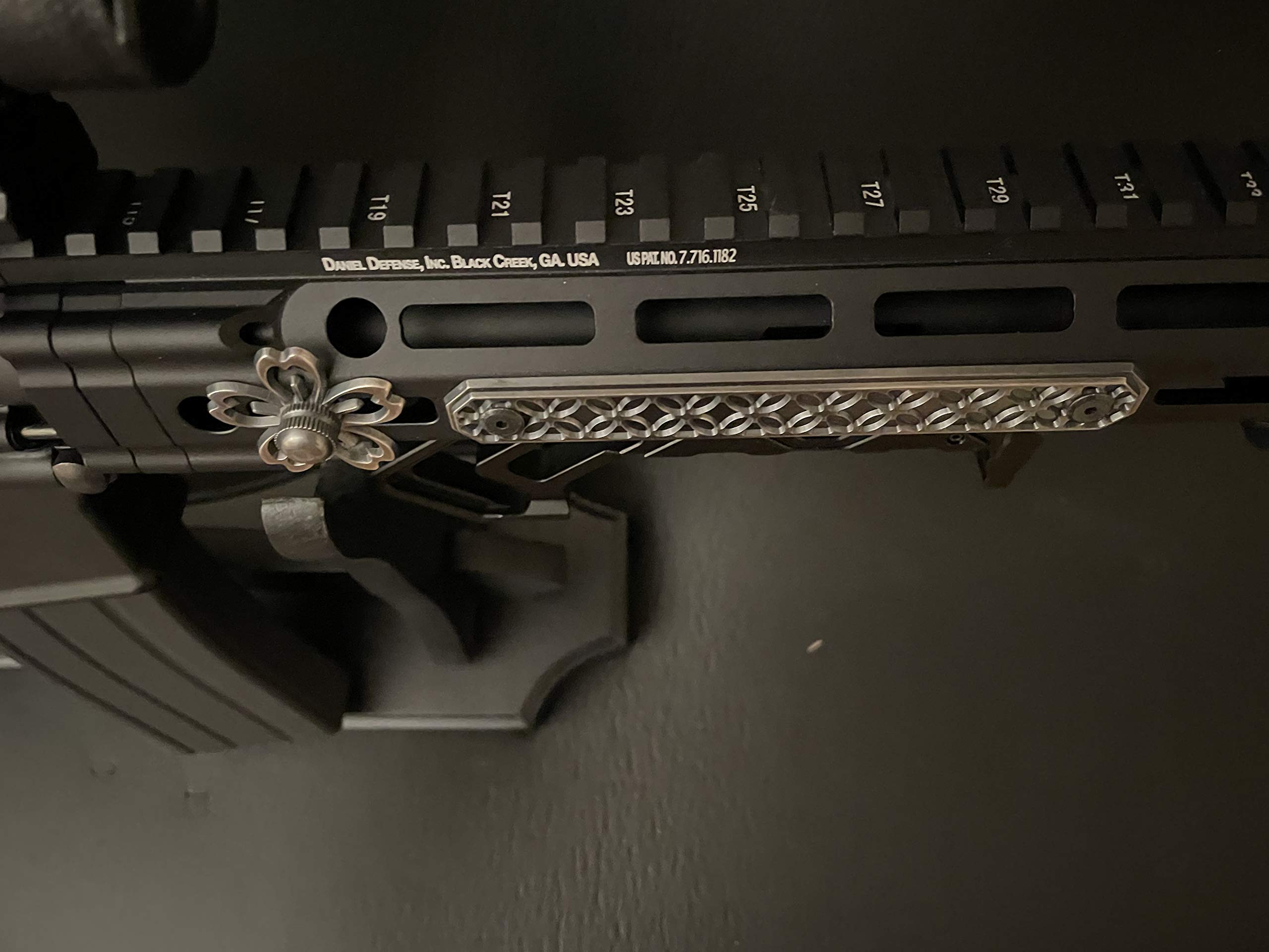 Amazon.co.jp: 真鍮製レールカバー ハンドガード用 M-LOK対応 日本製