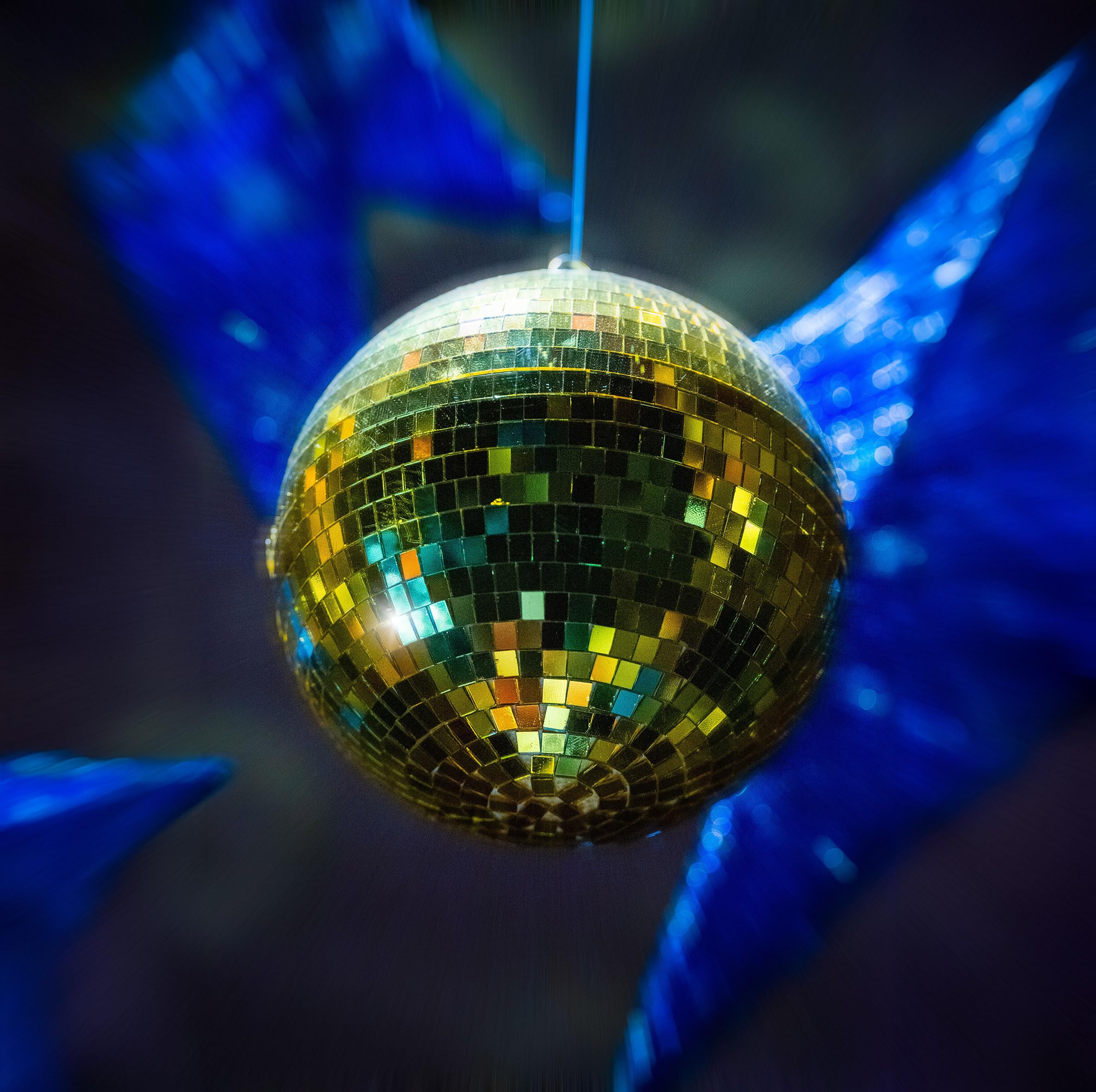 2 Boules Disco Suspendues En Verre – Décoration De Fête En Forme De Glace, Ambiance Festive Été Ou Soirée