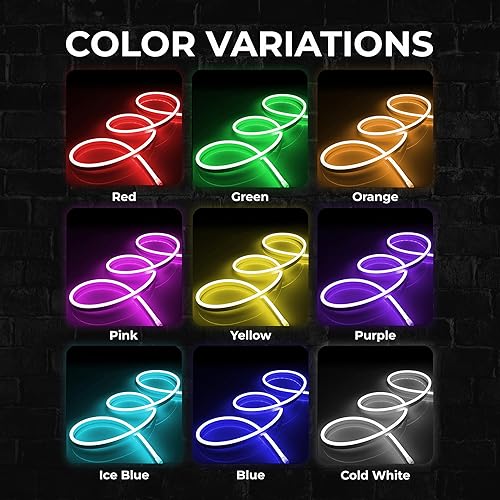 Miniatura 4 de EGD Letrero de neón personalizado  Crea tu propio letrero LED con nuestros letreros de neón para decoración de pared. Personaliza tu letrero de neón