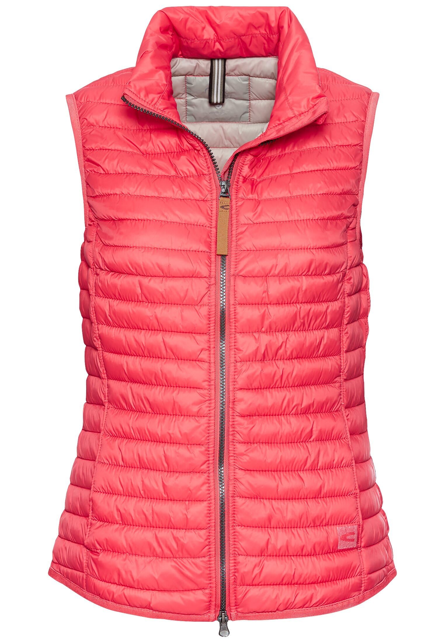camel active Women's Quilted Vest with Reflective Details, tea berry, 8