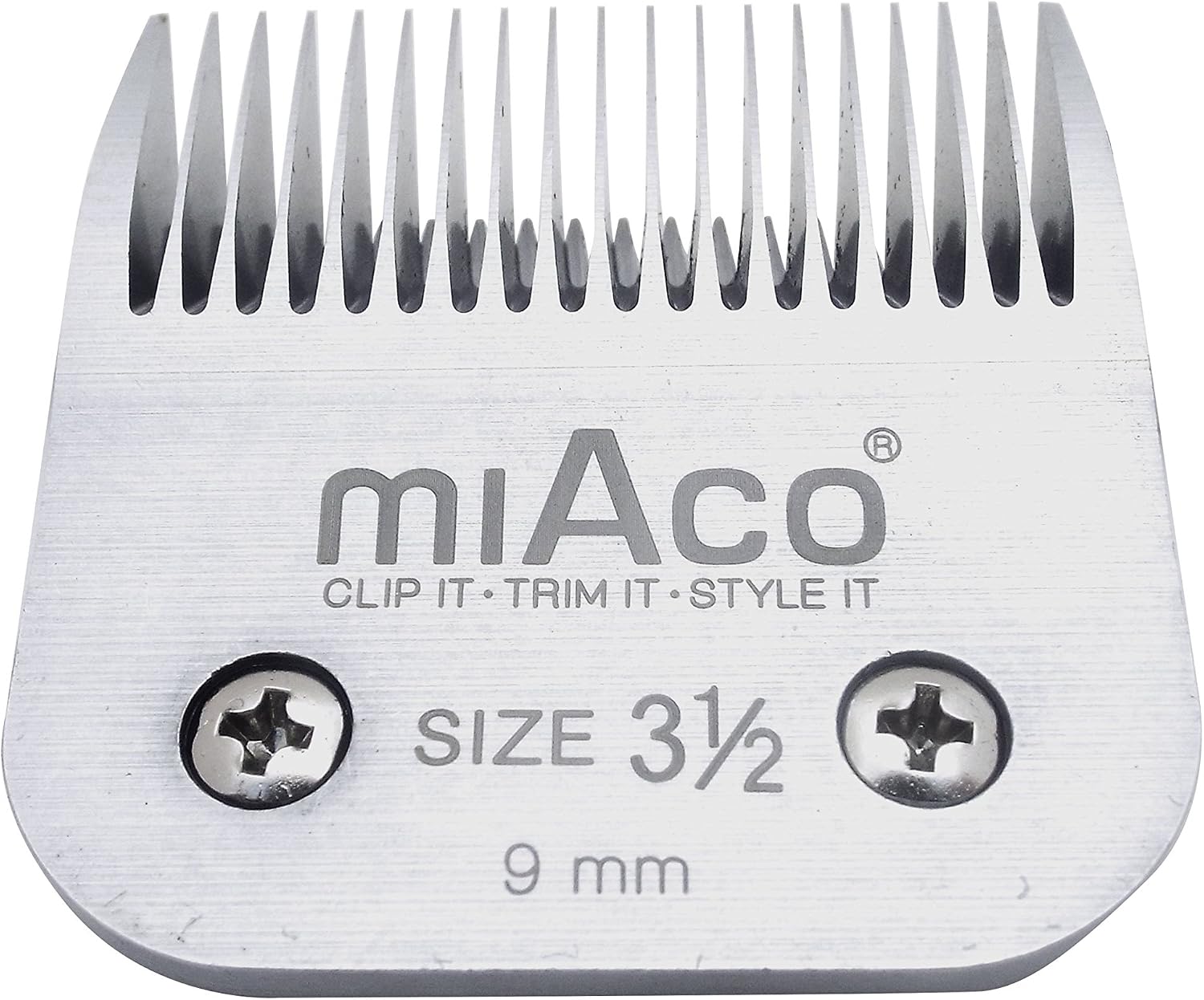 Miaco Size 3.5 Detachable Clipper Blade fits Oster Classic 76, Andis BGC, BGR, BGRC, MBG