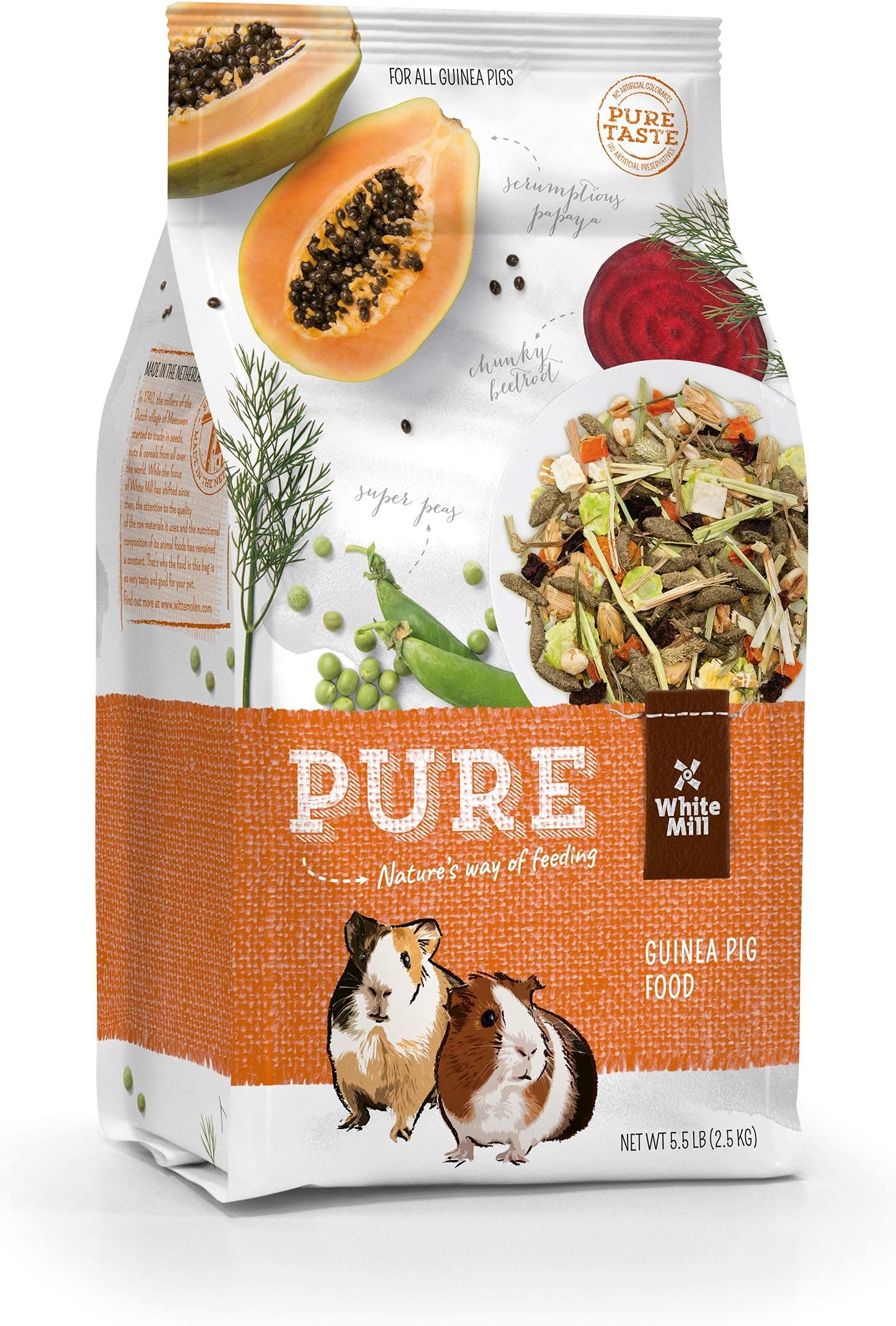 Witte Molen Pure Seed Guinea Pig Food