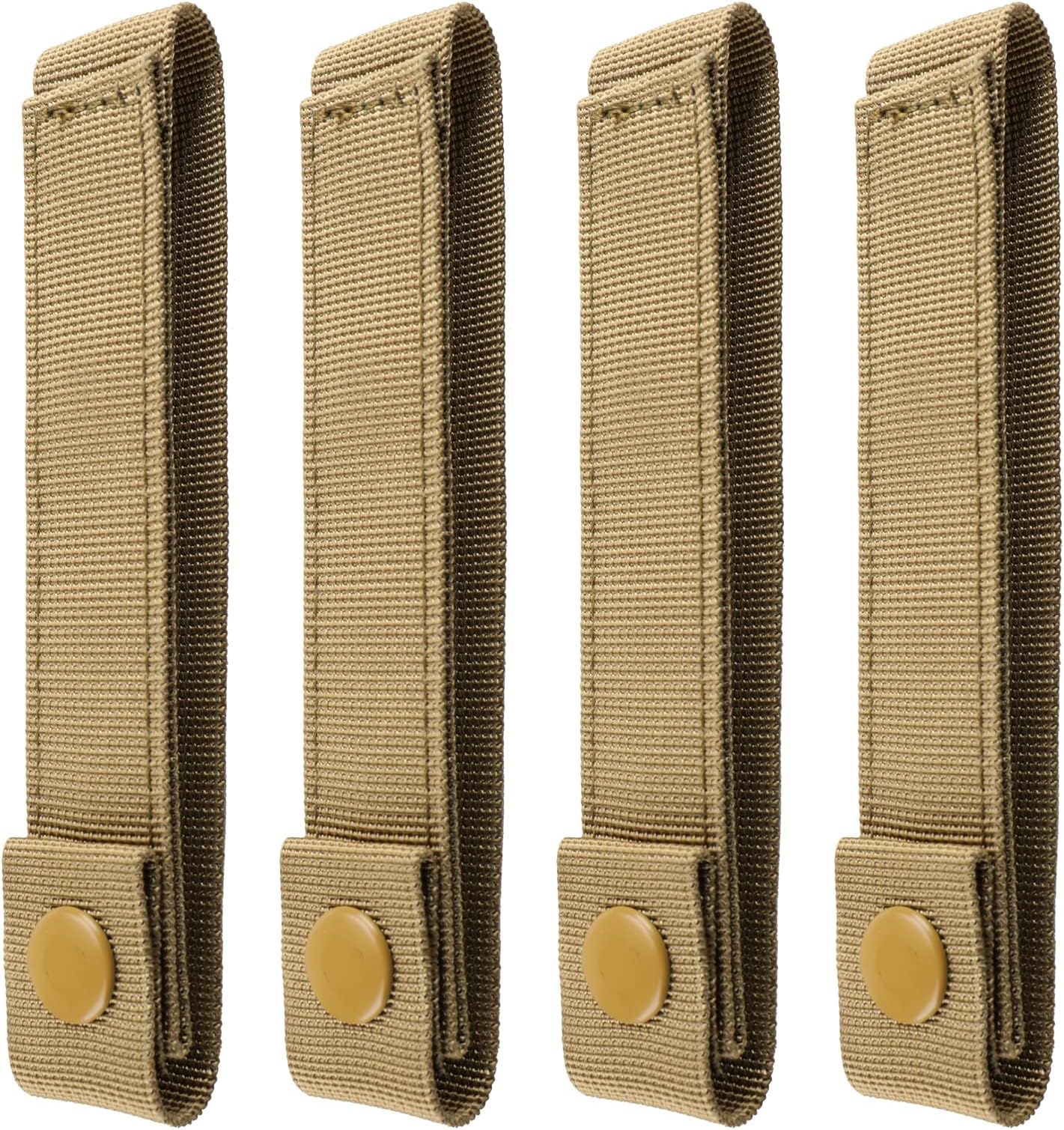 WYNEX Molle Straps 4"/6" Accessories for Tactical Pouch Plate Carrier, 4Pcs