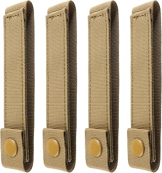 WYNEX Molle Straps 4"/6" Accessories for Tactical Pouch Plate Carrier, 4Pcs