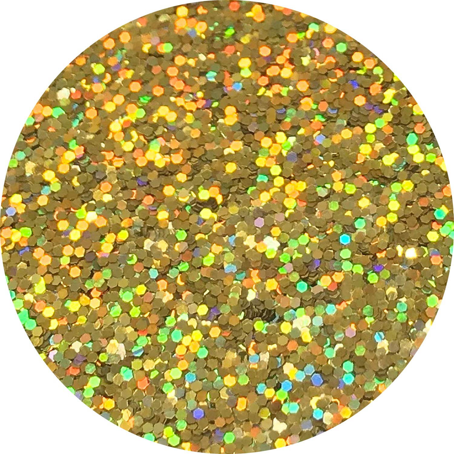 Hemway Glitter Shaker Gold Holographic 110g Super Chunky, Craft Glitter Shaker for Resin & Epoxy Crafts - Image 2