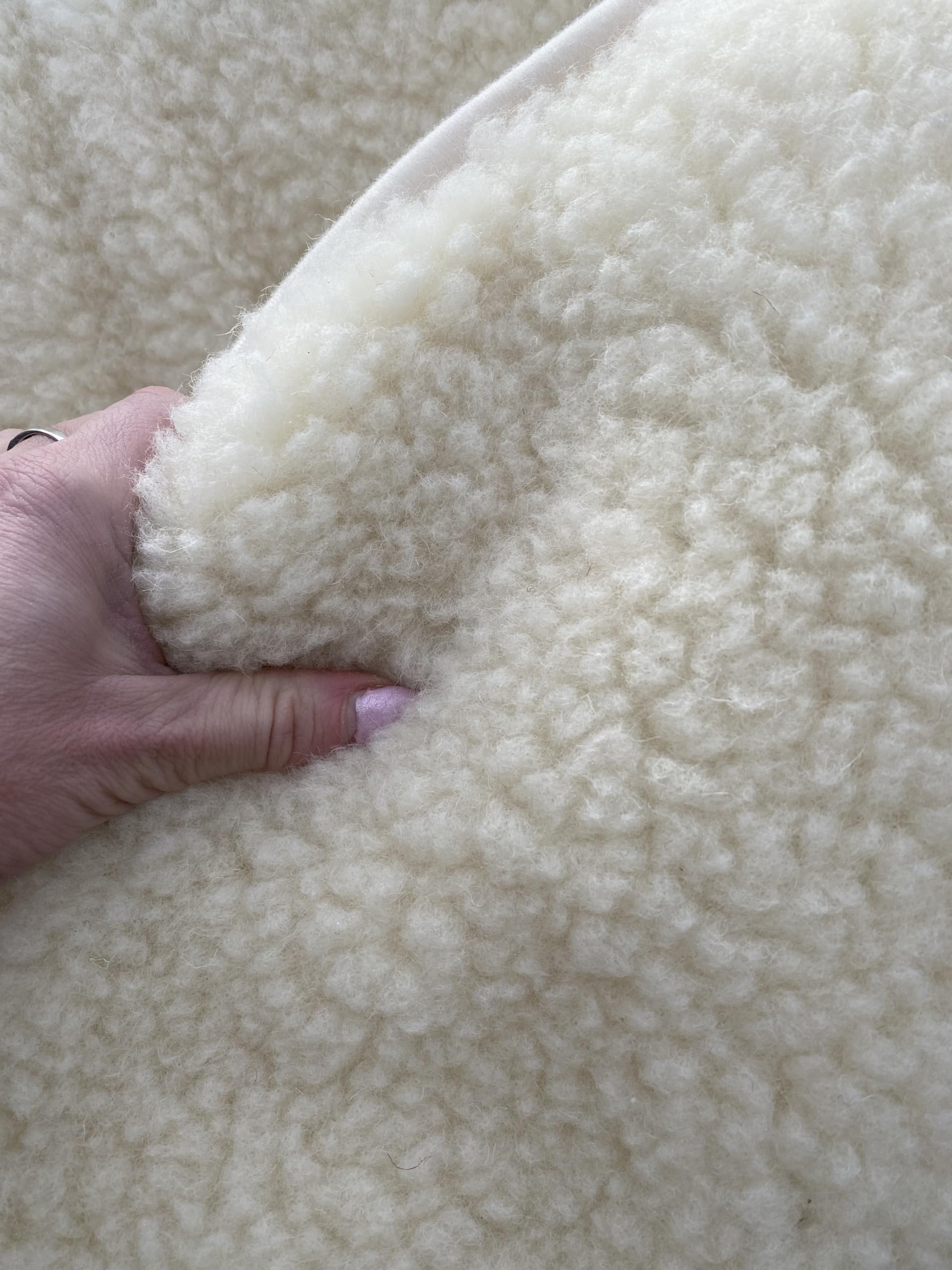 Merino Wool Bedding naturalny podkład wełniany na materac merynos, wełna owcza podszyty bawełną rozmiar 140/200cm