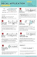 Vista 5 de Vinyl Wall Art Decal - Dreams + Work = Success - 10.5" x 15" - Trendy Motivational Positive Healthy Quote Sticker for Home Bedroom School Classroom