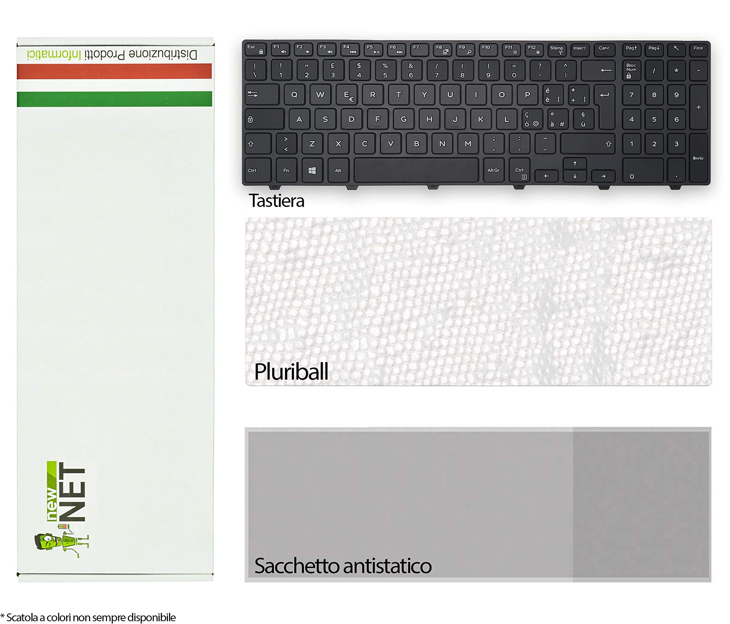 Tastiera Italiana per Dell Vostro 15 3000 Latitude 15 3550 3560 3570