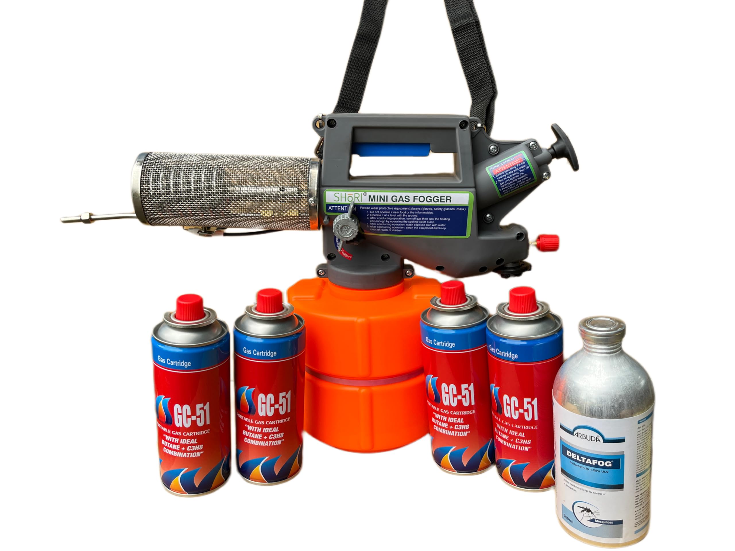 SHoRI New Enhanced Tank for Mini Fogging Machine with Advanced Features: Heavy Duty, Effective Mosquito and Pest Control (SHoRI FOG-1, GAS CAN - 4, 500ML DELTAFOG) - Image 2 thumbnail