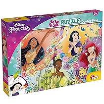Liscianigiochi- Disney Puzzle DF m-Plus 24 Princess, 104857, Multicolore