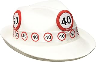 Folat Tribly Party Hat - Señal de tráfico, unisex, adulto, talla única