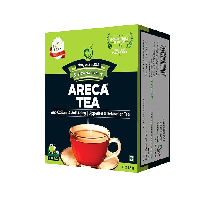 ARECA TEA , 30 Tea Bags, 1.3 grams, Pack of 1 : Amazon.in: Grocery ...