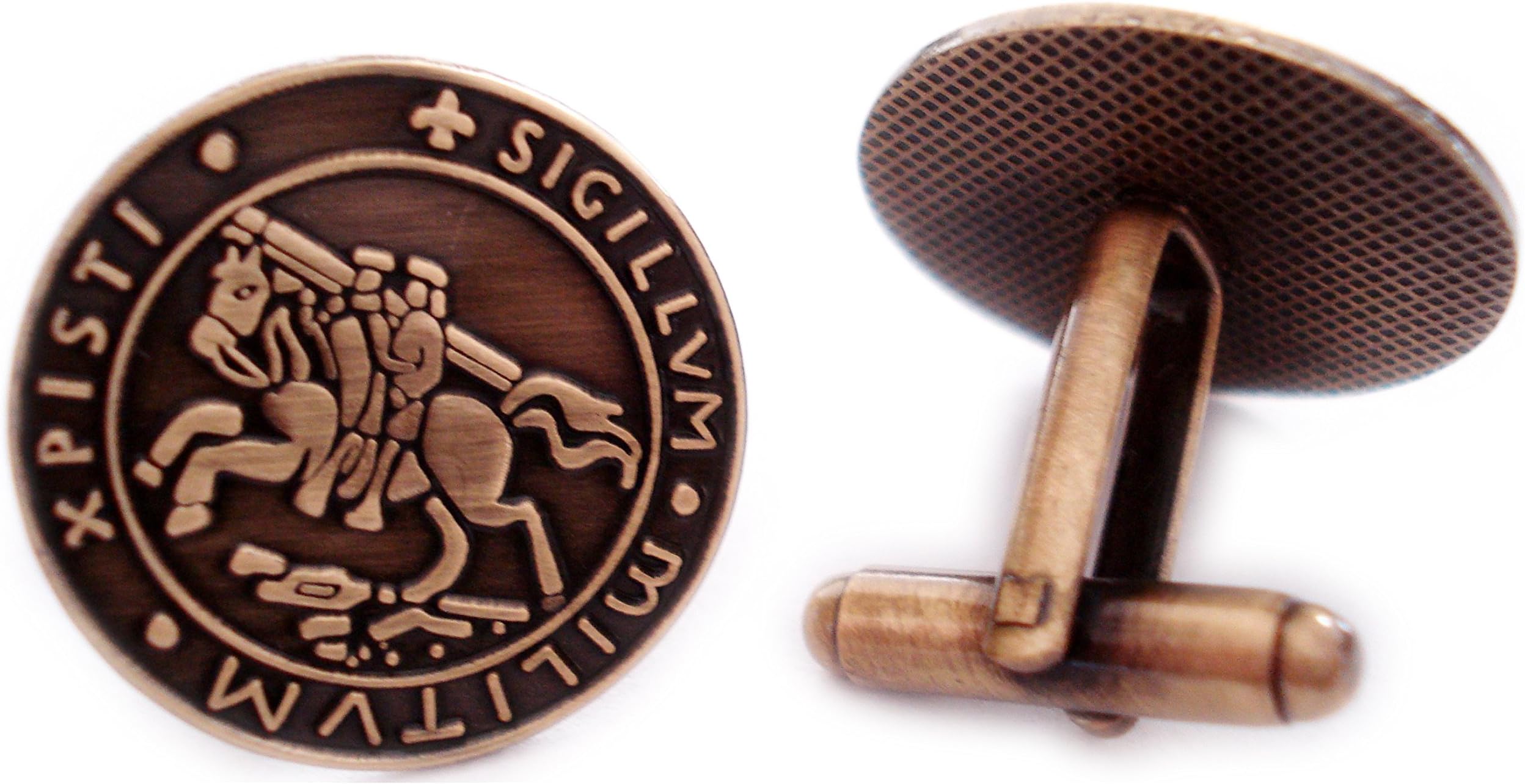 Freemason Collectibles Knights Templar Seal Crusaders Solomons Cuff Links Cufflinks Set