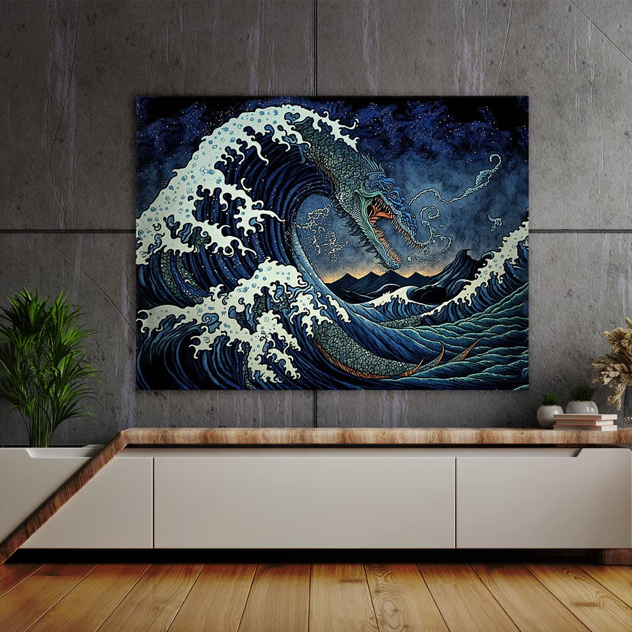 Amazon.com: Sense Canvas Pop Art Hokusai The Great Wave 12 Canvas
