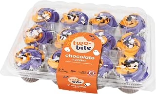 Two-Bite Halloween Chocolate Mini Cupcakes, 12ct