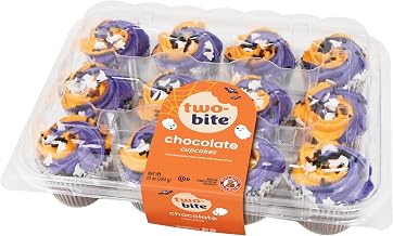 Two-Bite Halloween Chocolate Mini Cupcakes, 12ct
