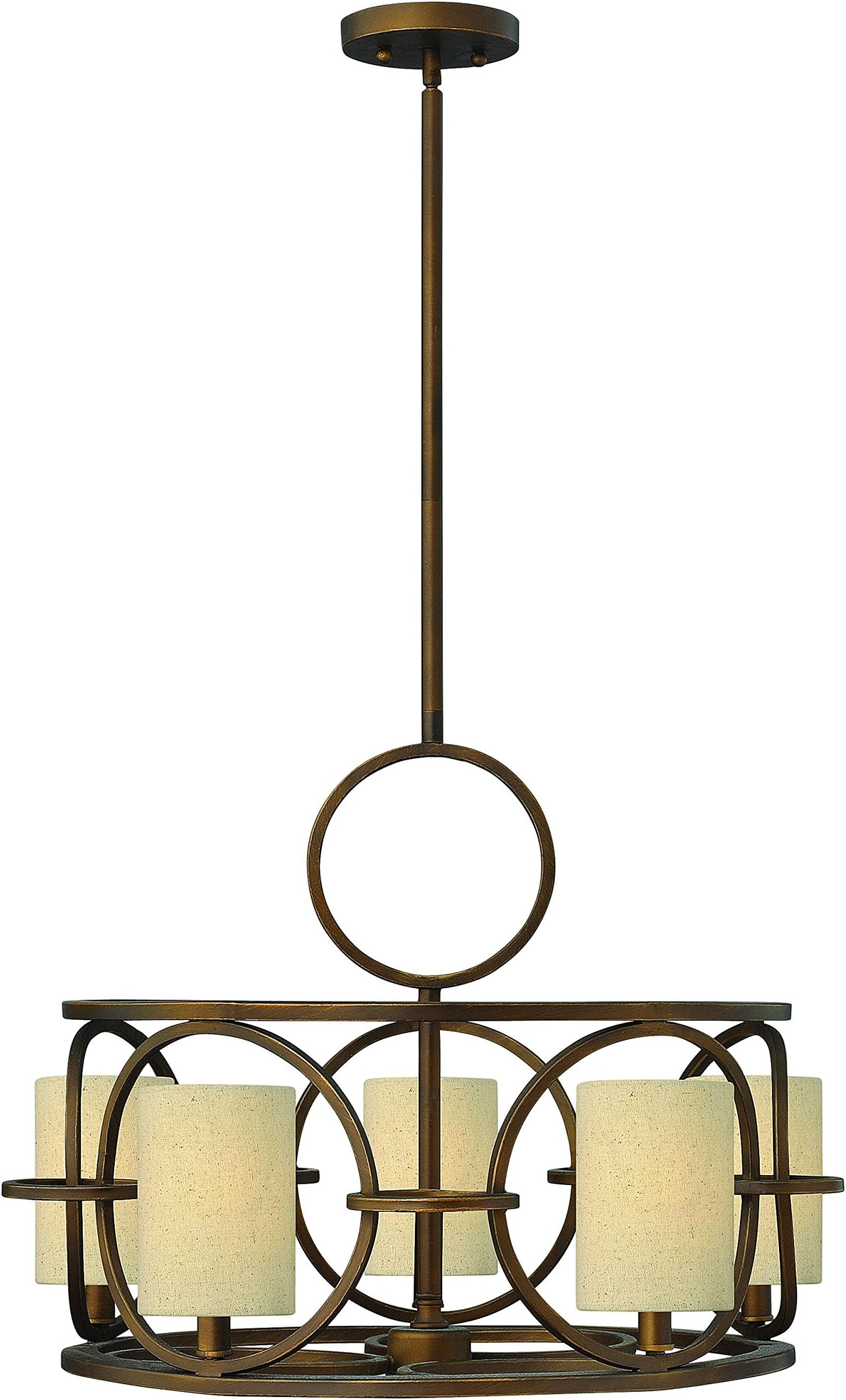 Fredrick Ramond FR42405BRC Five Light Chandelier