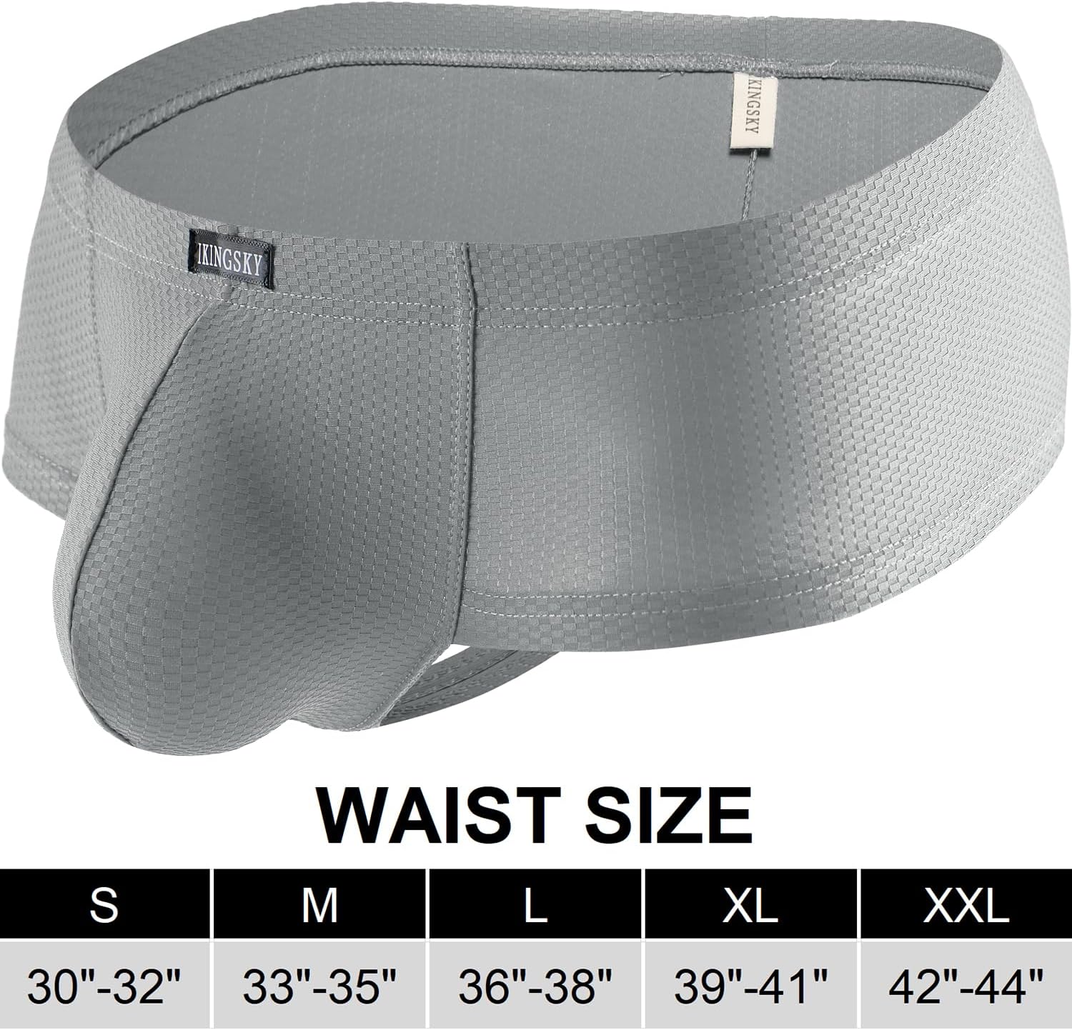 iKingsky Men's Cheeky Boxer Briefs Sexy Brazilian Back Mens Underwear Low Rise Stretch Mini Cheek Thong Under Panties for Men - Image 6