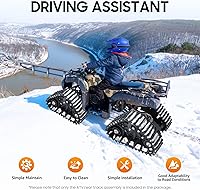 Vista 9 de 600mm/23.6 in Go Kart Buggy Quad Rear Wheel ATV Snow Sand Snowmobile Rear Axle Track Assemly Pro Kits,Rear Axle Track Replacement,Rear Axle