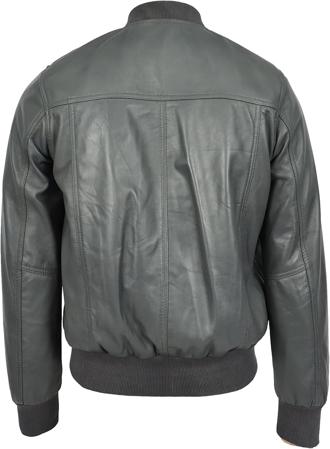 GOOSECRAFT Bomberjack van leer, model 'Zach Bomber' in taupe online kopen | P&C
