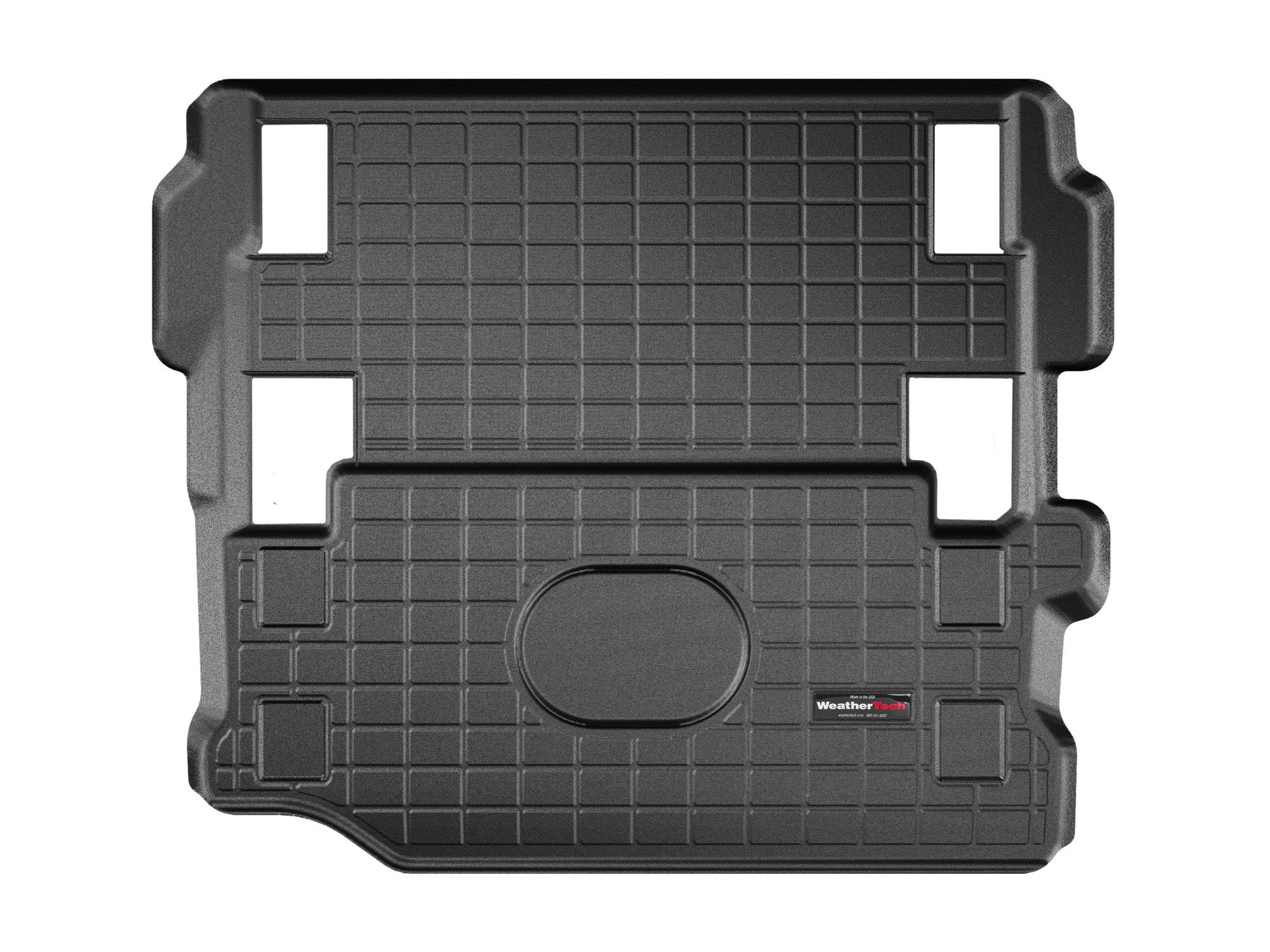 WeatherTech Cargo Trunk Liner for Jeep Wrangler 2-Door, Wrangler 2-Door - Behind 1st Row (401198), Black