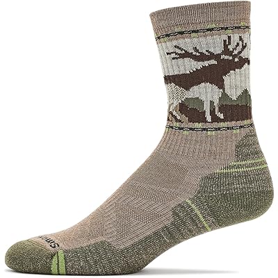 Носки Smartwool Hike Light Cushion Mountain Moose Crew Socks