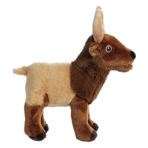 Aurora® Responsibly Made Eco Nation™ Elk Stuffed Animal - Ideal for Playtime Adventures - Perfect for Birthdays or Just Because - Brown 8.5 Inches 5