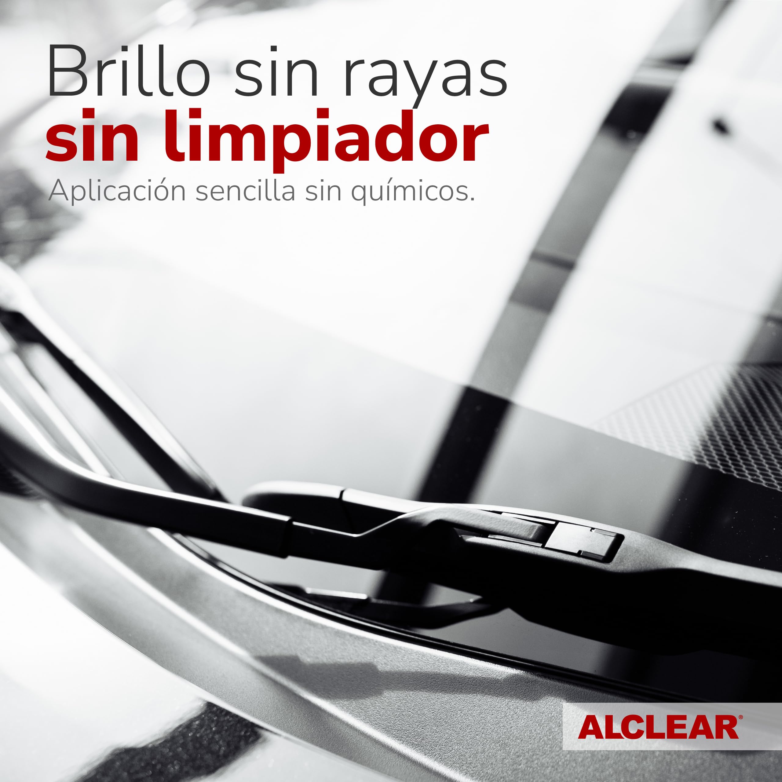 ALCLEAR 950001 Paño de Microfibra para Ventanas, Set de 5, paño de Microfibra para Cristales, del hogar y de Las Ventanas, sin Necesidad de Utilizar un paño para secar ni limpiacristales, 40 x 45 cm