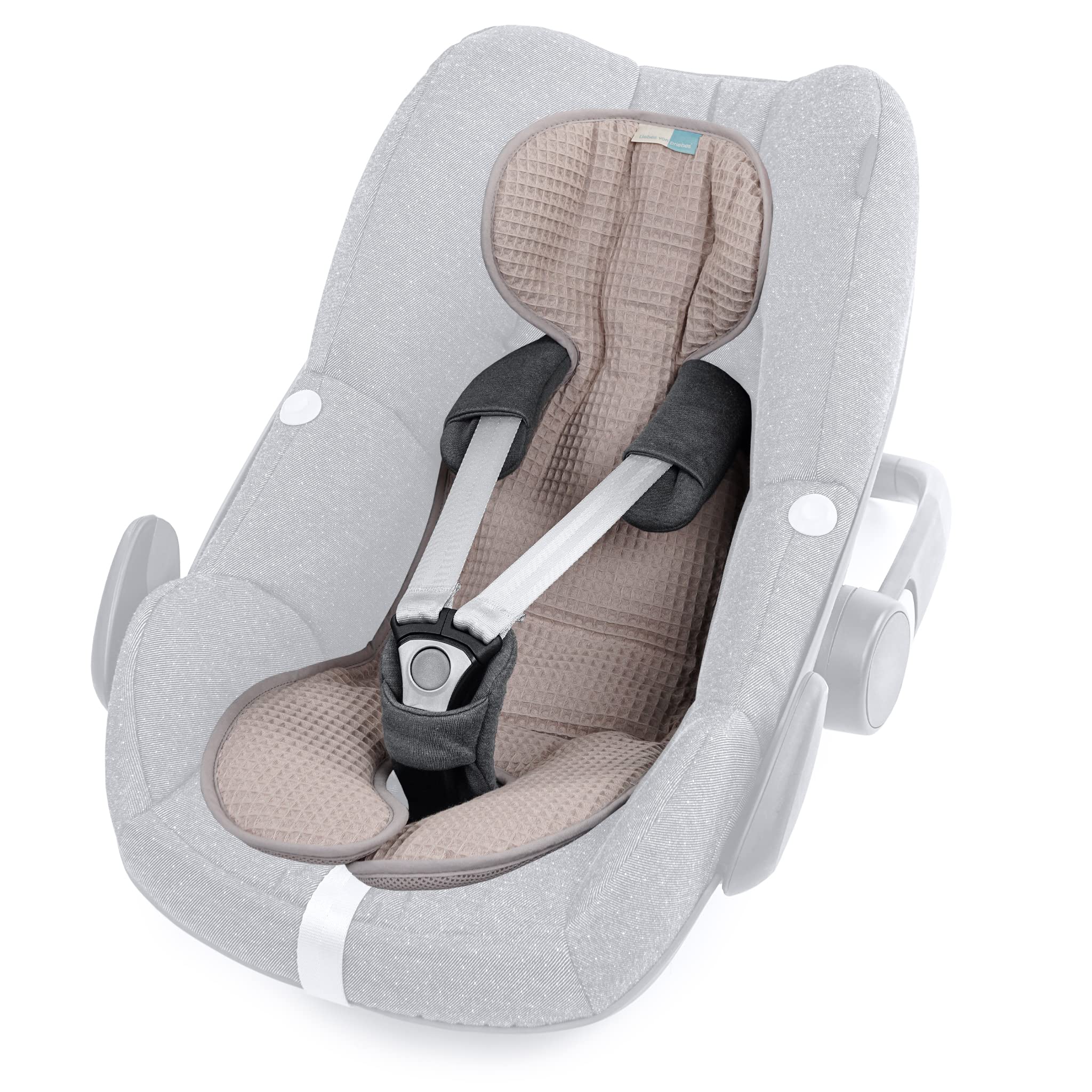 Coolair 2in1 Sitzauflage Babyschale Reboarder Gruppe 0 I Schonbezug 2 seitig verwendbar Meshstoff & Baumwollstoff I Sitzeinlage waschbar & atmungsaktiv I Sitzverkleinerer