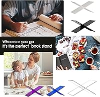 Vista 6 de Soporte Grande de Acrílico Transparente para Libros - Perfecto para Mostrar Libros Abiertos en Tu Mesa de Centro - Ideal para Biblias, Libros