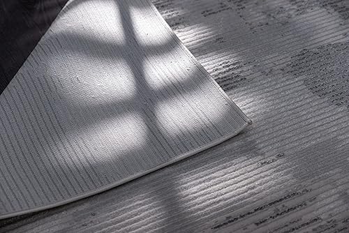 Miniatura 4 de CAMILSON Alfombras modernas de lujo de 5 x 7 pulgadas, estilo vintage, envejecidas, suaves, de pelo medio, resistente a las manchas, fácil limpieza,