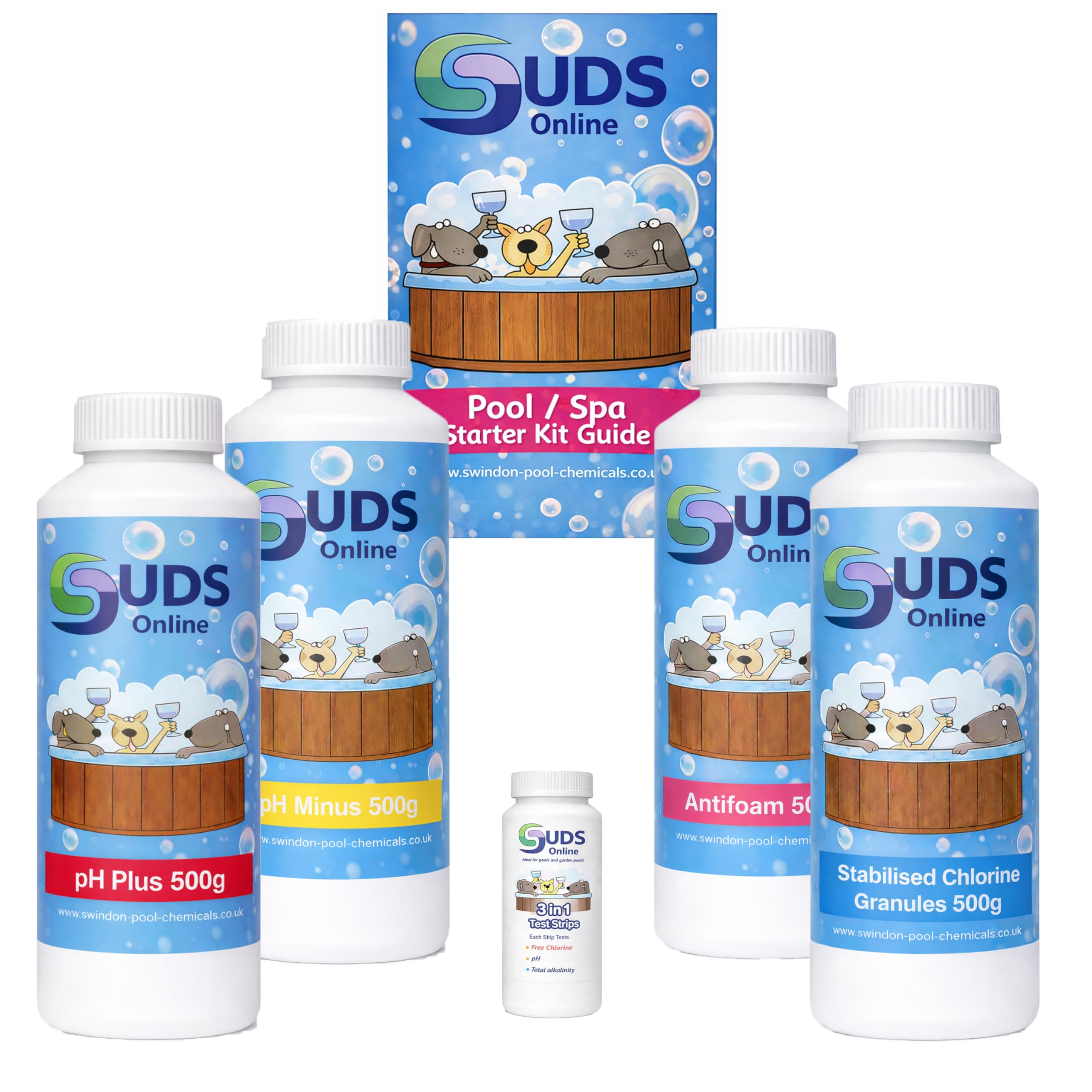 Inflatable Hot Tub Chemical Starter Kit 500g / 500ml kit