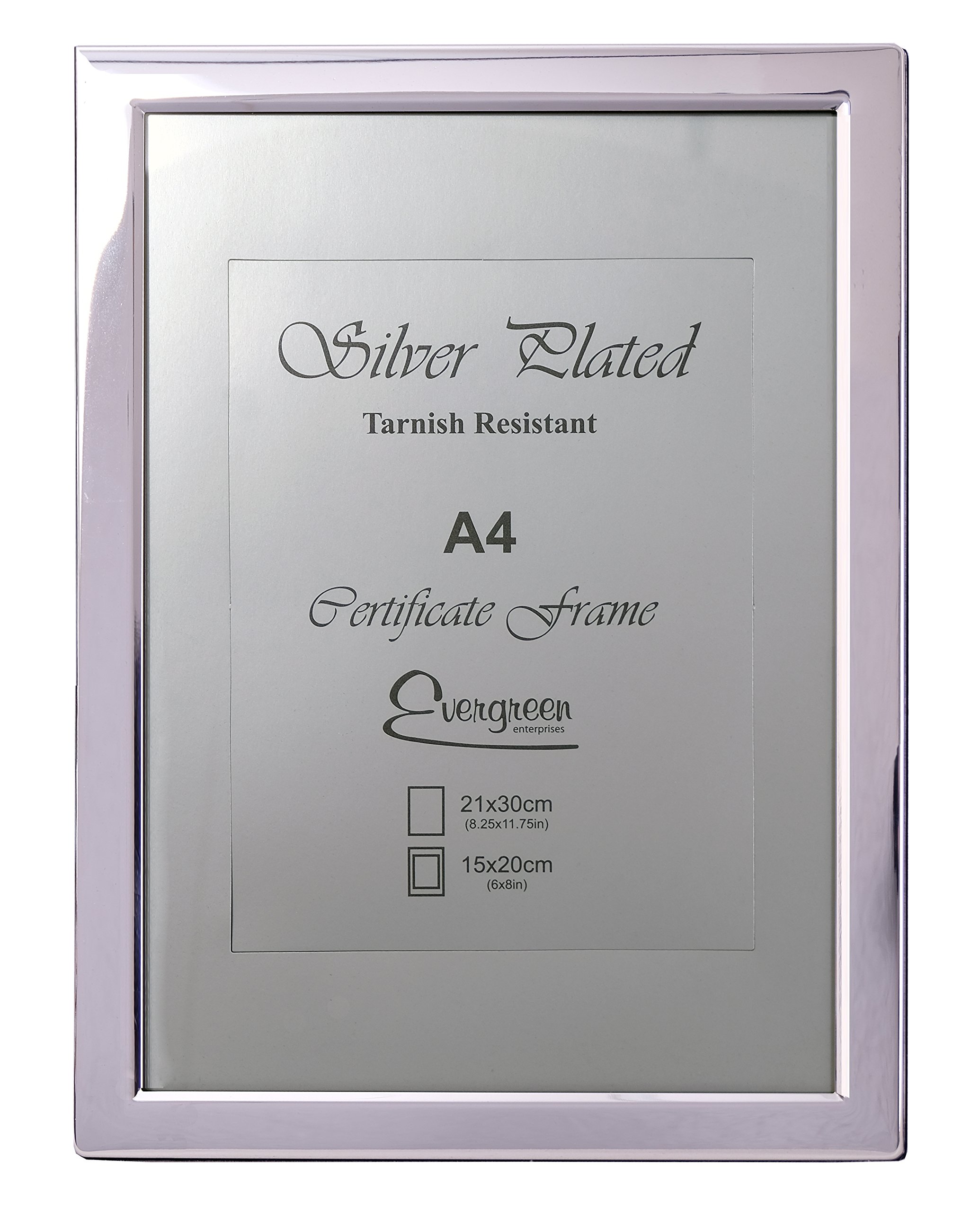 Evergreen Frame, Silver Plated, A4