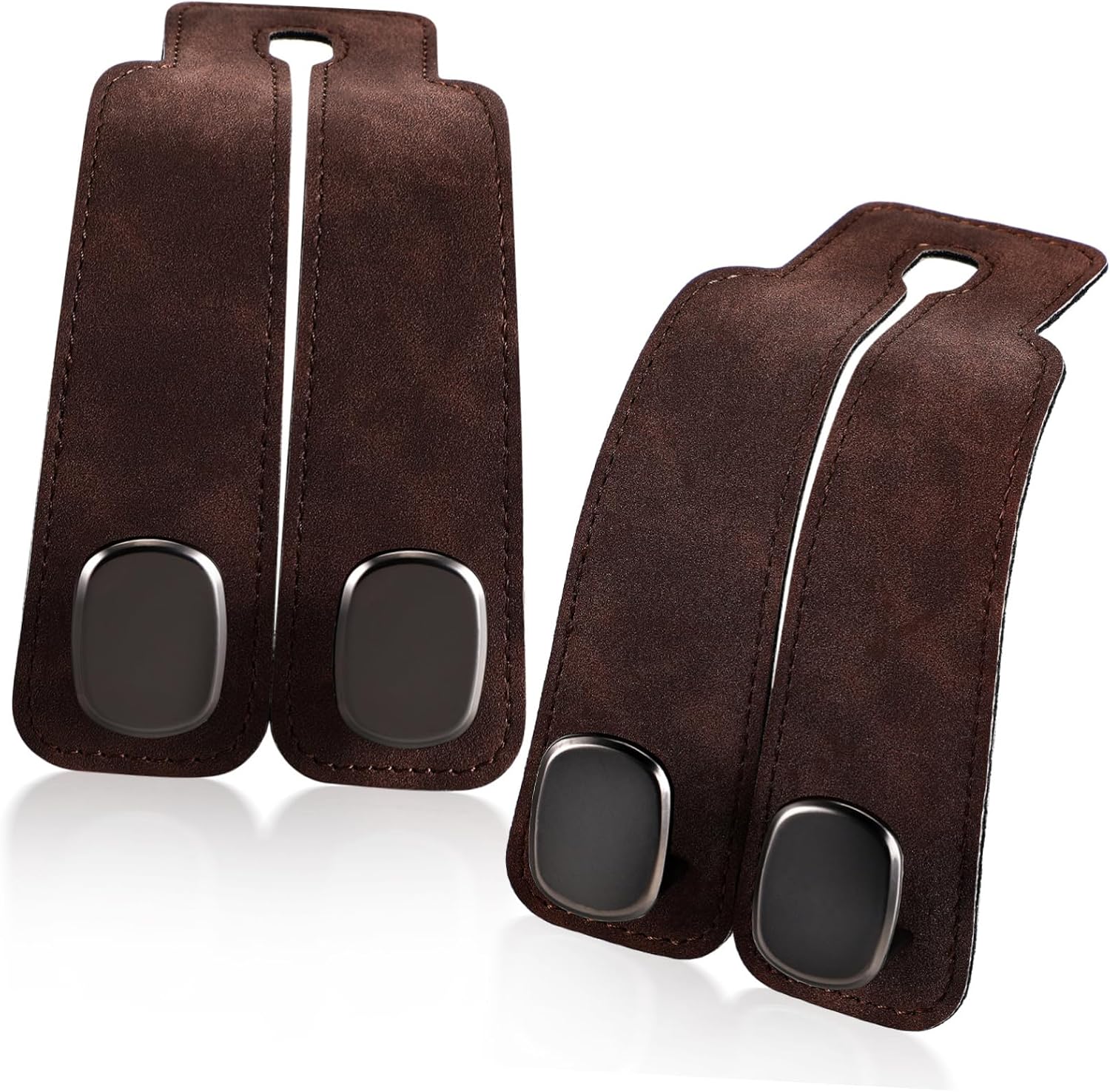 2pcs Car Purse Hanger Hook for Headrest Stylish Organizer for Bags Purses Groceries Easy Installation Fit for Vehicles