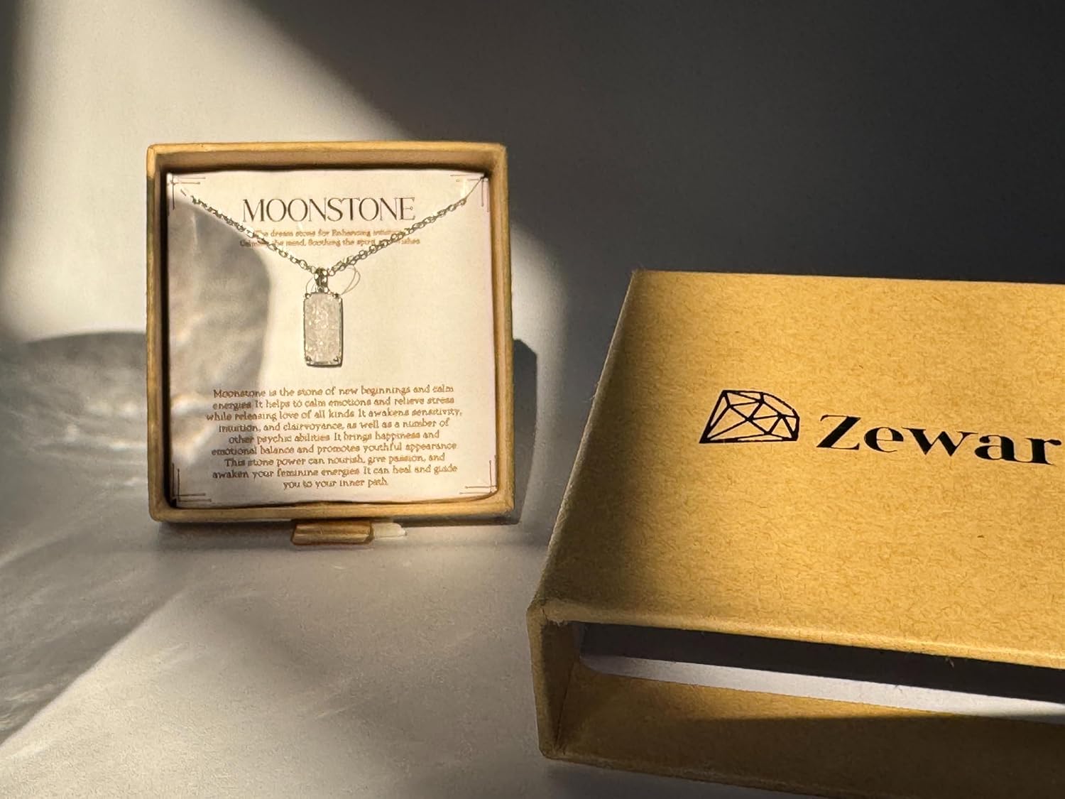 Moonstone Necklace for Women, 925 Sterling Silver New Beginnings Pendant, Meaningful Gift for Her, Friend, Daughter, Birthday or Graduation, Mothers Day Gifts, Valentines Day Gifts - Image 5