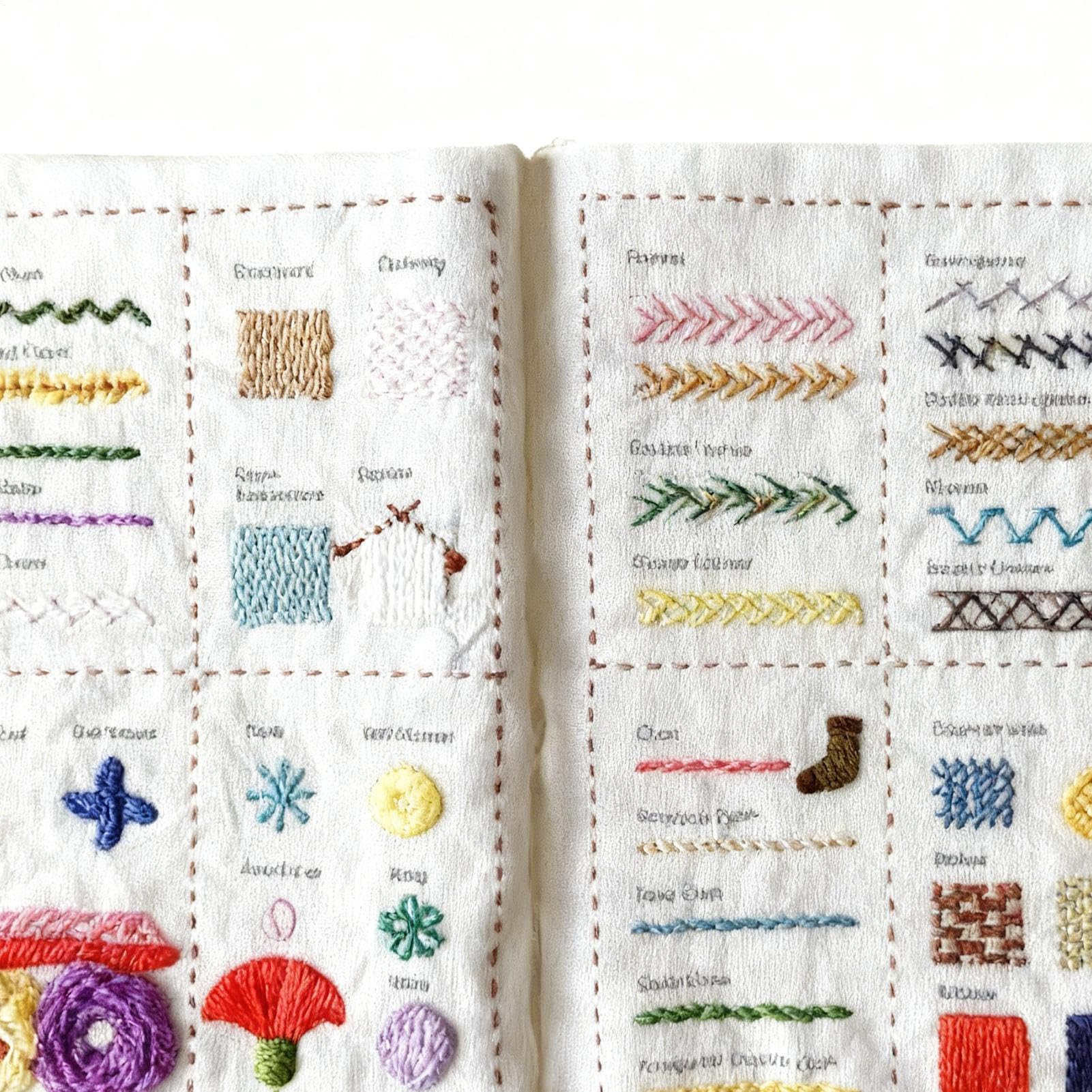 Libro di Ricamo Per Principianti Creativi Portatili Con Toolkit E Guida | Libro di Ricamo per Principianti Per Hobby Casa Viaggi e Regali Natale Festività Arte e Pratica Creativa