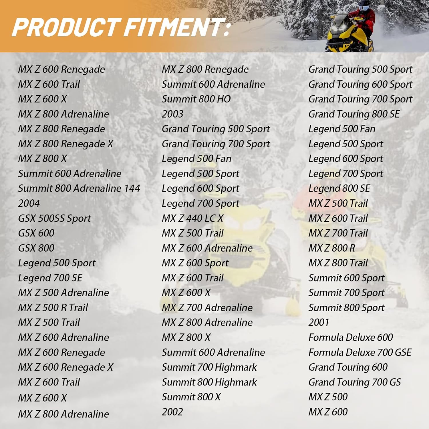 Snowmobile 1.5 Float Valve assembly Compatible With Ski Doo 404161932 Polaris 3130859 Artic Cat 6506-121