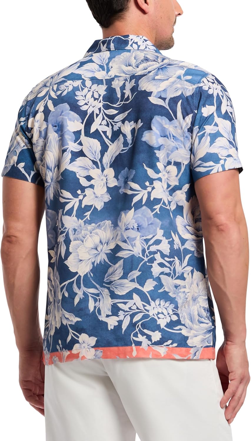 Robert Graham Mens Malta Short Sleeve Button Down Woven Shirt - Image 3