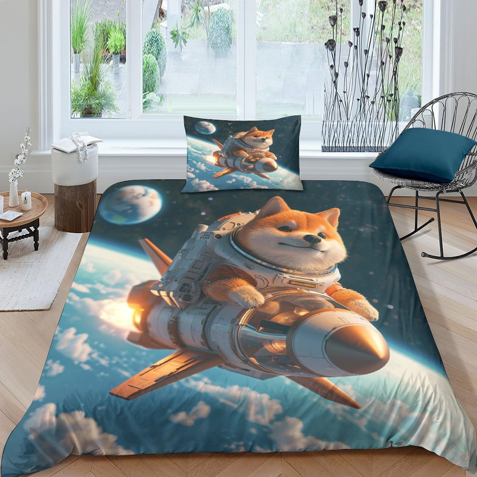 Housse de couette microfibre hypoallergénique avec fermeture éclair