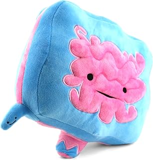I Heart Guts Intestine and Plush - Go with Your Gut! - 9" Intestinal Support Stuffed Toy, Get Well Soon Surgery Pillow IBD Humor Crohn's Colitis Gift Cute Bowel