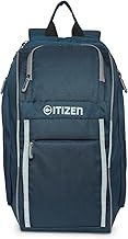 Citizen Overnighter Travel Laptop Backpack with Raincover | 15.6 Inch Padded Laptop Compartment | 40 Liters | Polyester Fabric | 2 Front & Side Pockets | Trolley Sleeve | Reflective Strips