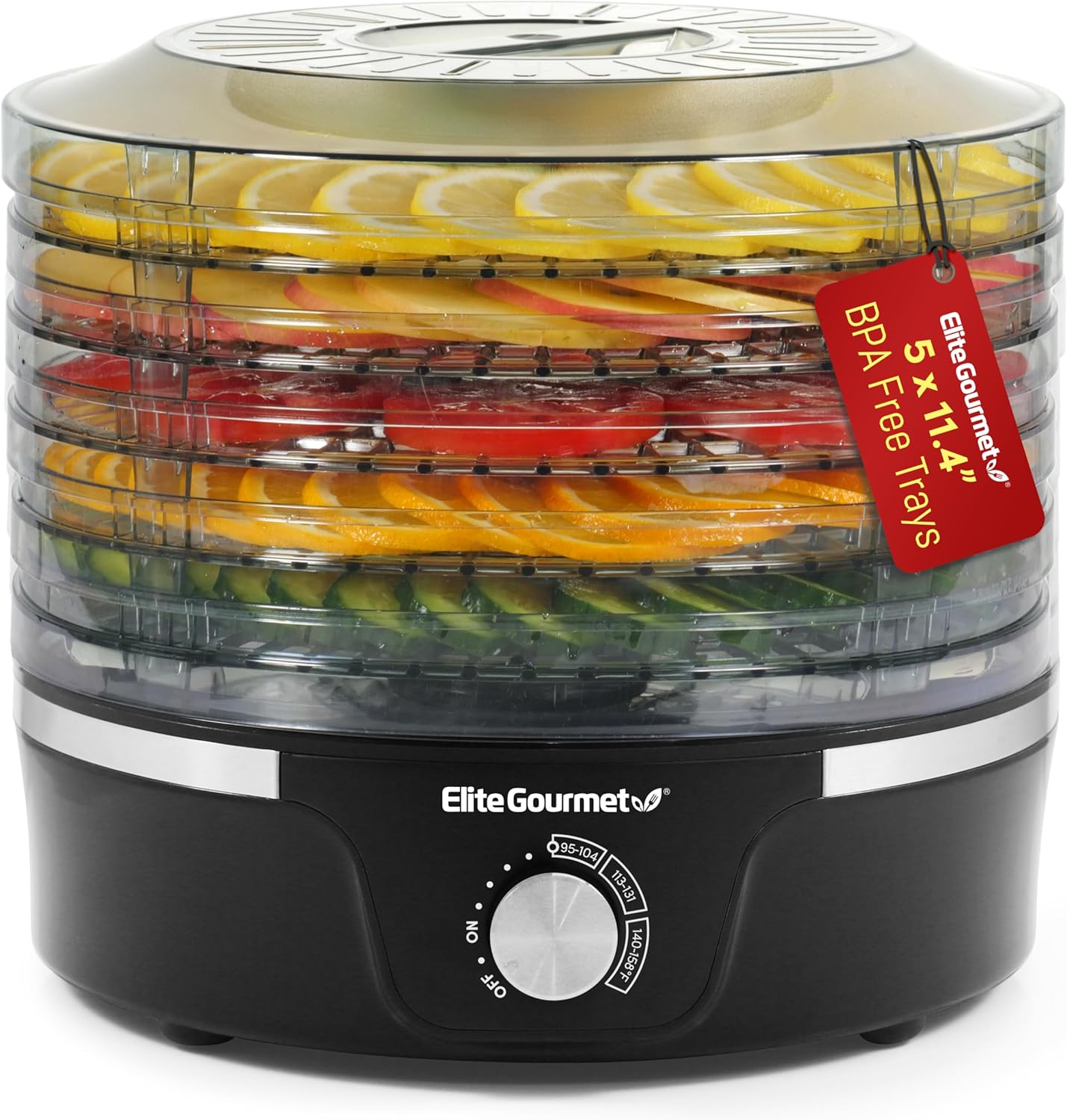 Elite Gourmet EFD319 Food Dehydrator